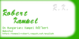 robert kampel business card